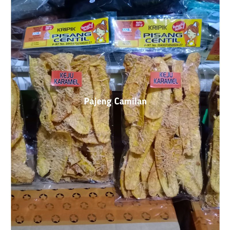 Jual Pisang Centil / Keripik Pisang Keju Caramel 250 gram | Shopee ...
