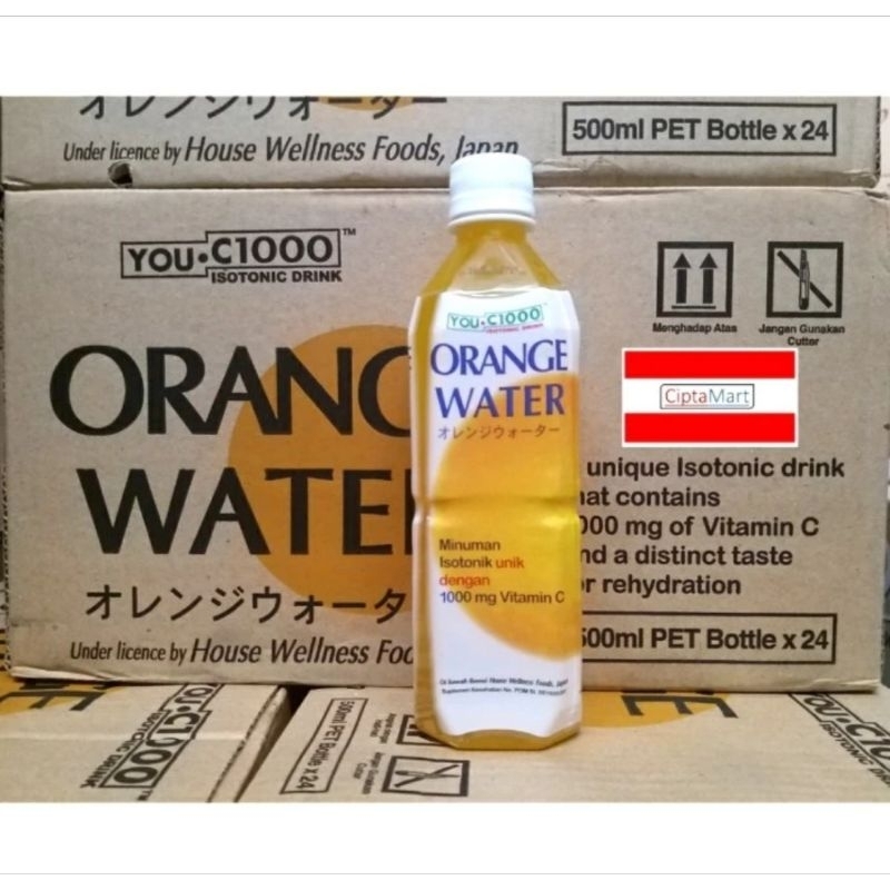 Jual You C1000 Orange Water 24 X 500ml ( 1 dus ) Shopee Indonesia