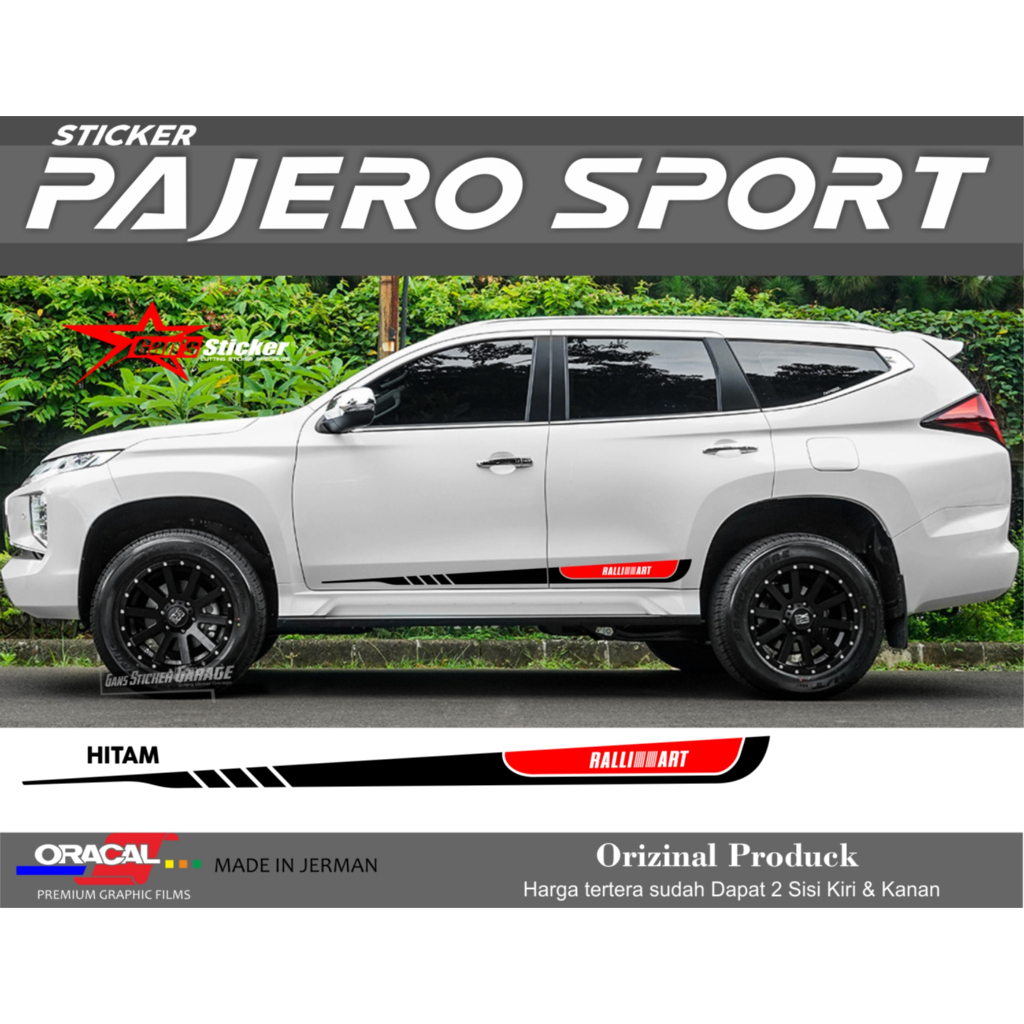 Jual STICKER PAJERO SPORT AKSESORIS PAJERO SPORT | Shopee Indonesia
