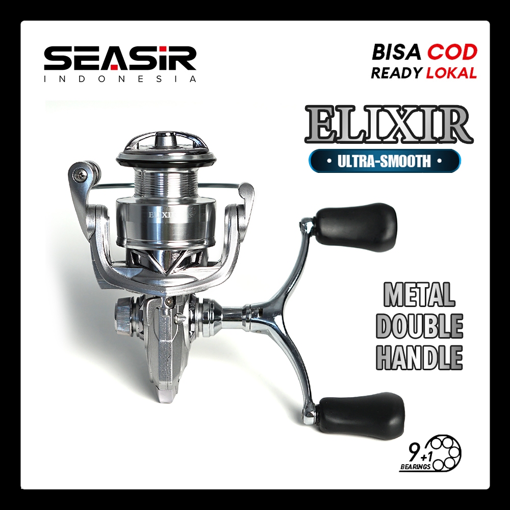 SEASIR ELIXIR Double Rocker Fishing Reel LT2000 LT3000 Spinning