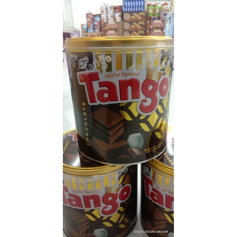 Jual Wafer Tango Kaleng Rasa Vanila Coklat | Shopee Indonesia