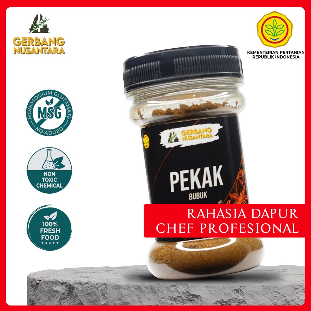 Jual Gerbang Nusantara Pekak Bunga Lawang Bubuk Star Anise Powder Bumbu Masak Dapur Rempah