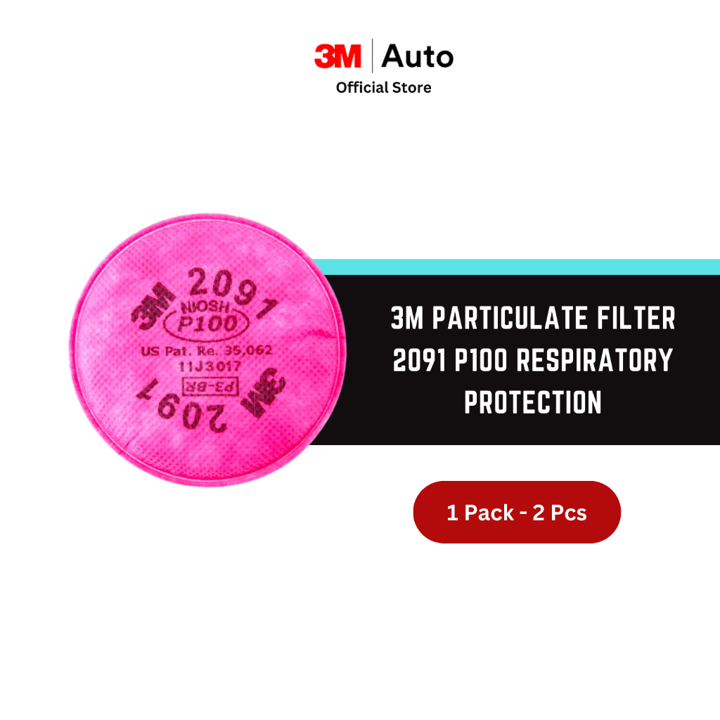 Jual 3M™ Particulate Filter 2091 P100 Respiratory Protection - 1 Bag ...