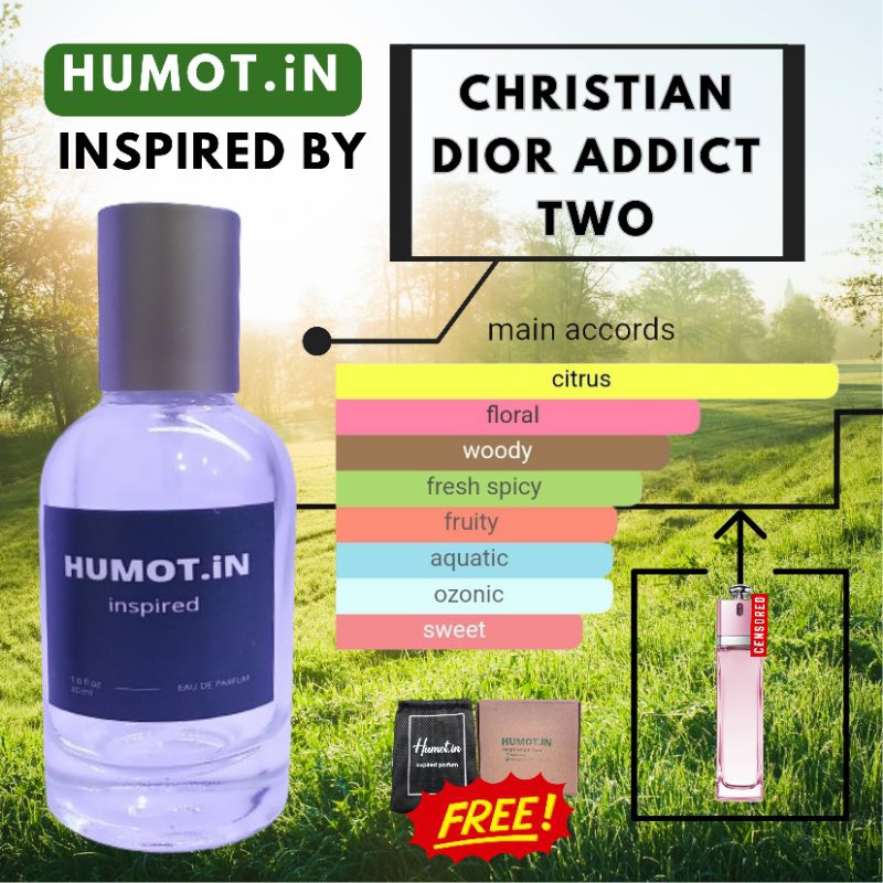 Jual HUMOT.IN 30ML / inspired by CHRISTIAN D ADDICT TWO | Shopee Indonesia