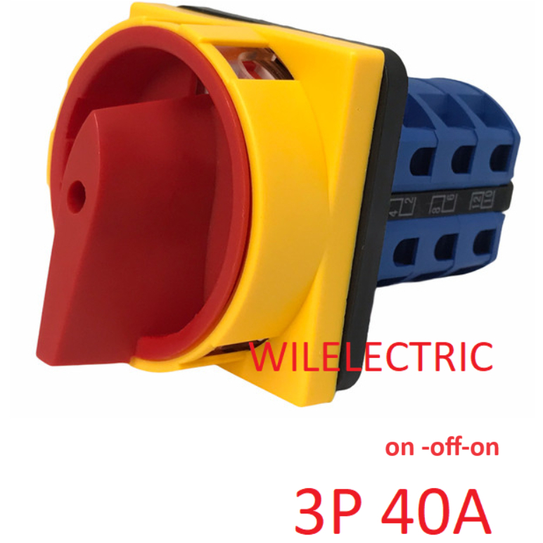 Jual Cam Switch Selector SA-40-3 3P 40A 40 A ON-OFF-ON Change Over ...