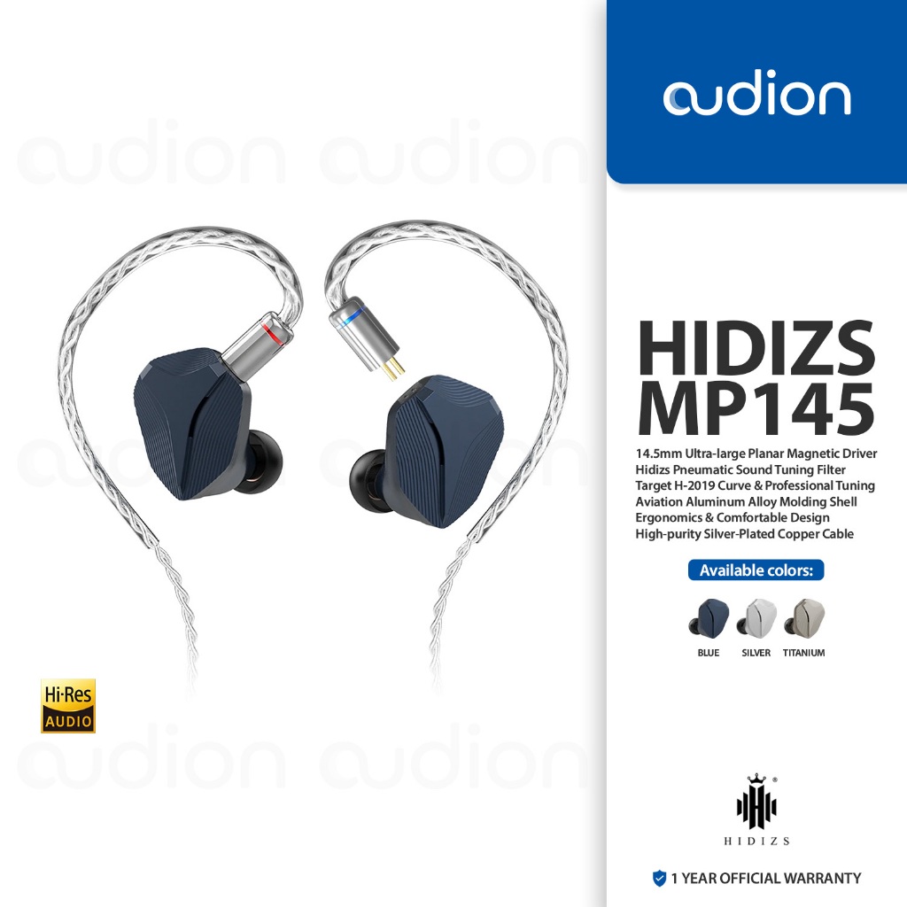 Jual Hidizs MP145 14.5mm Planar Driver with Tuning Filter Hi-Res In-ear ...