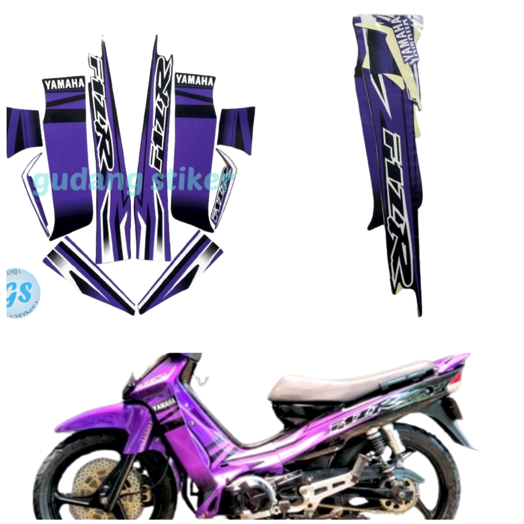 Jual STRIPING STICKER LIS LES POLET yamaha fizr fiz r f1 zr special ...