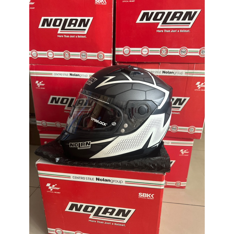 Jual HELM NOLAN N64 BLACK MATTE MOTIF NOLAN HELM ORIGINAL