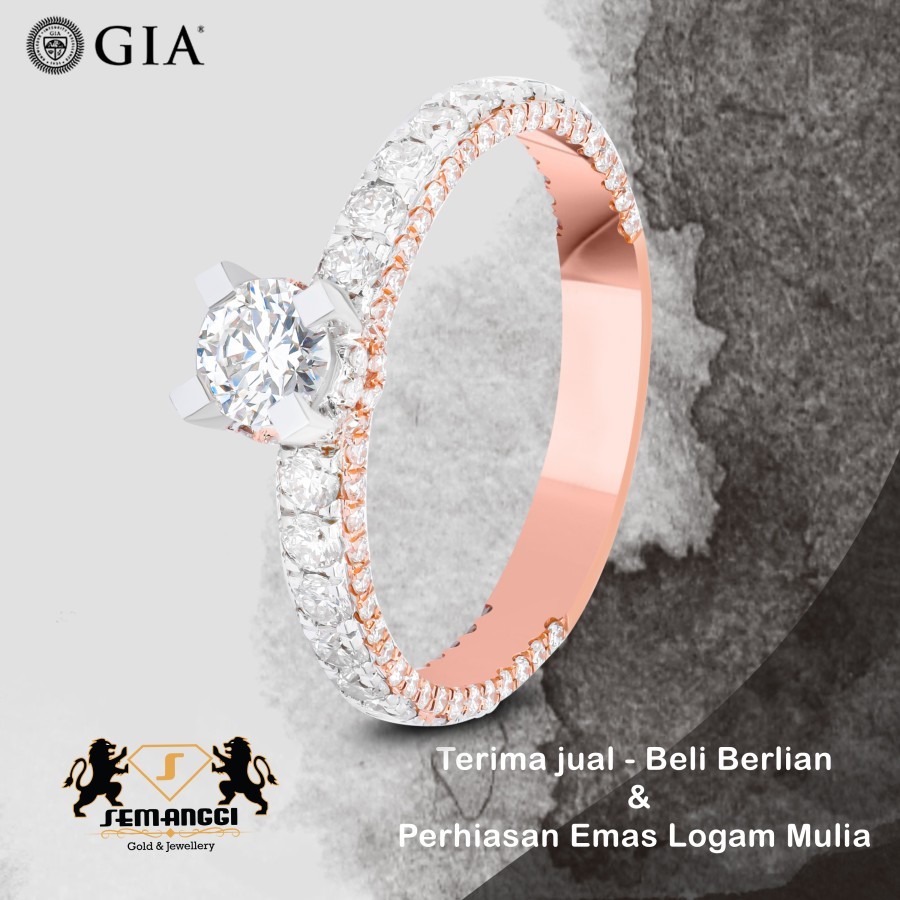 Jual Cincin Berlian Wanita Certified GIA SMG 4752 Semanggi