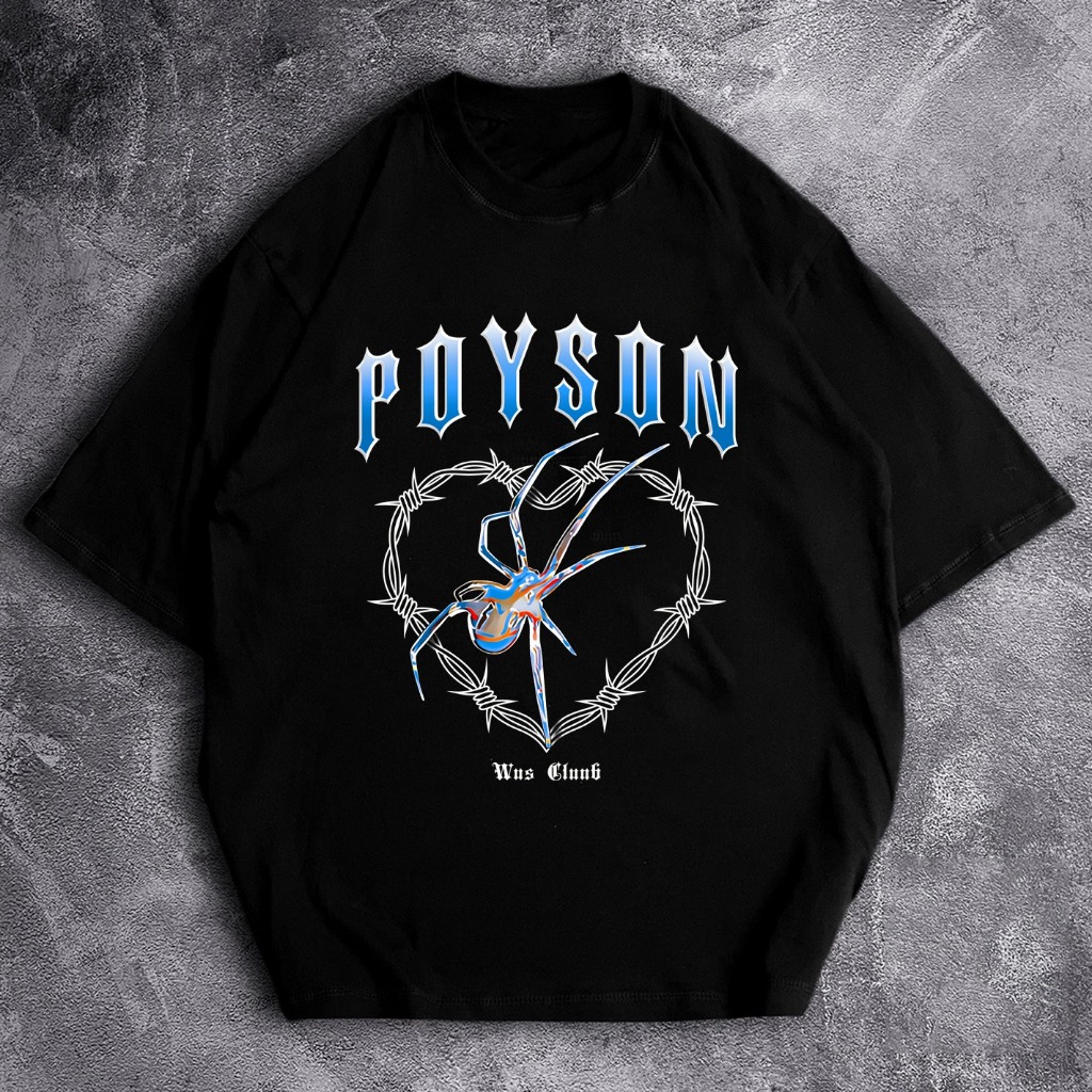Jual GSC - Oversize POYSON WUS CLUB || Kaos Oversize Terbaru | Shopee ...