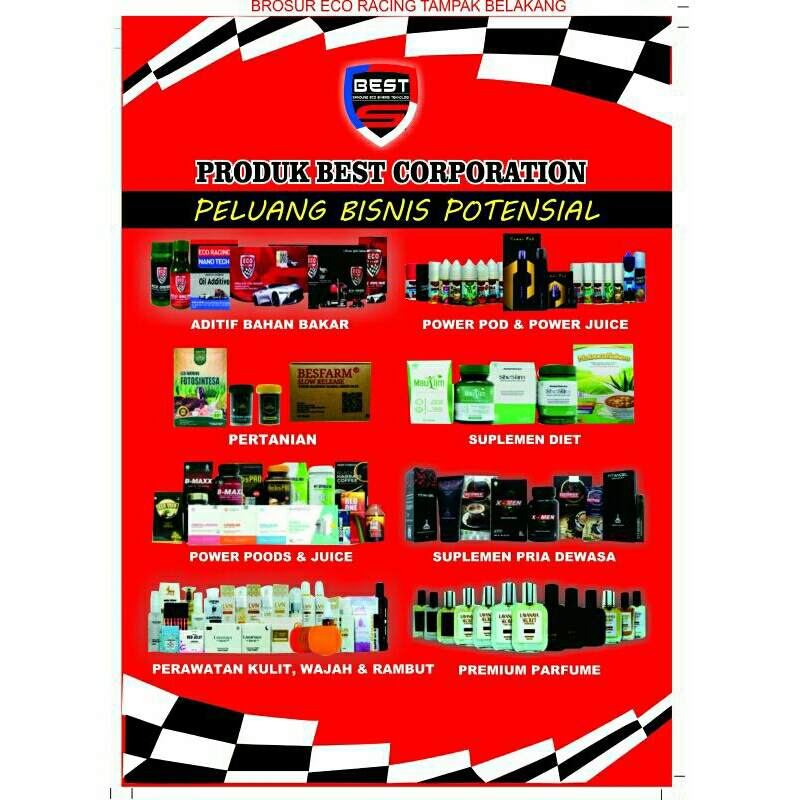 Jual Brosur Eco Racing Ukuran A5 Cetak Bolak Balik 250 lbr Rp. 85.000 ...