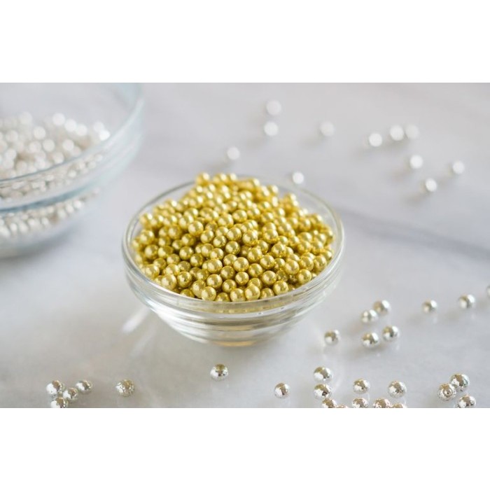 Jual Springkel sprinkel trimix topping hias kue tart cupcake gold ...