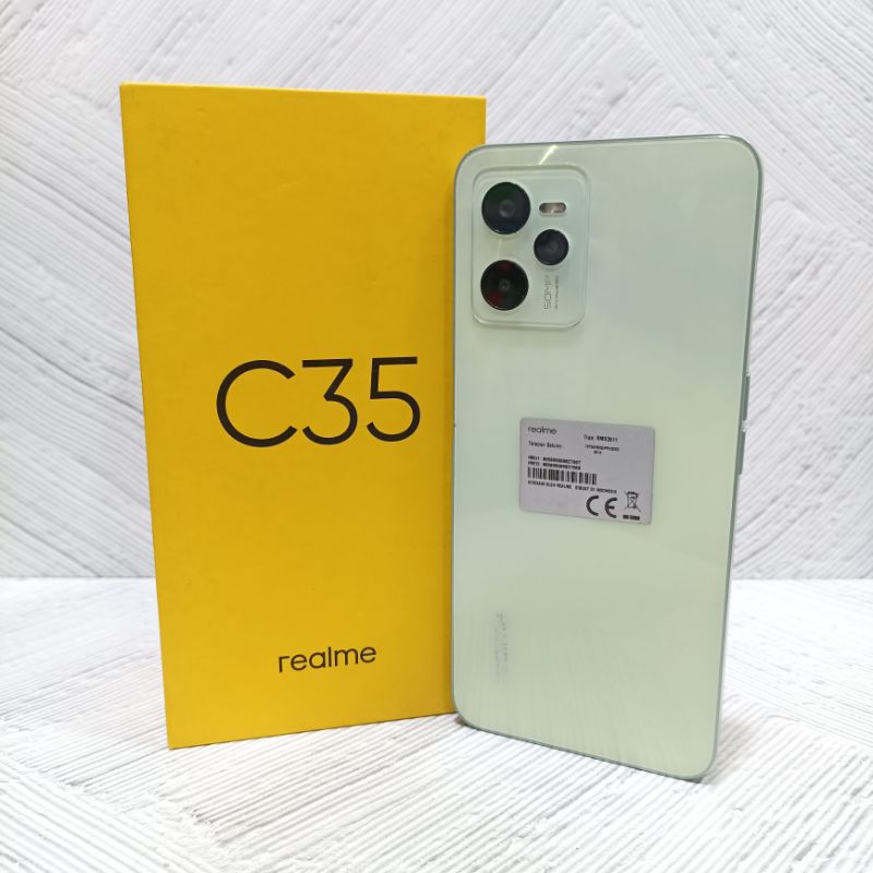 Jual Realme C35 4/128 4/64 GB Handphone Second Bekas Fullset | Shopee ...