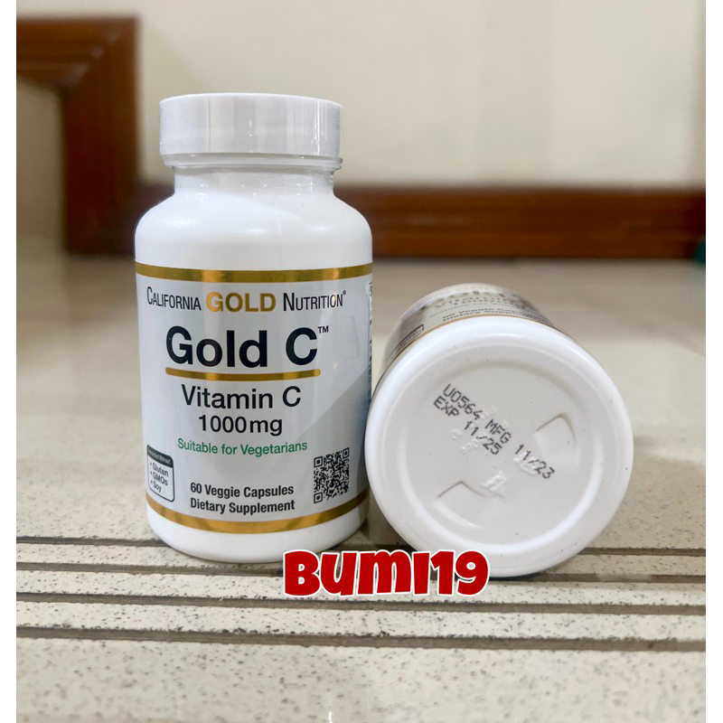 Jual California Gold Nutrition Buffered Gold C Vitamin C 750mg /1000mg ...