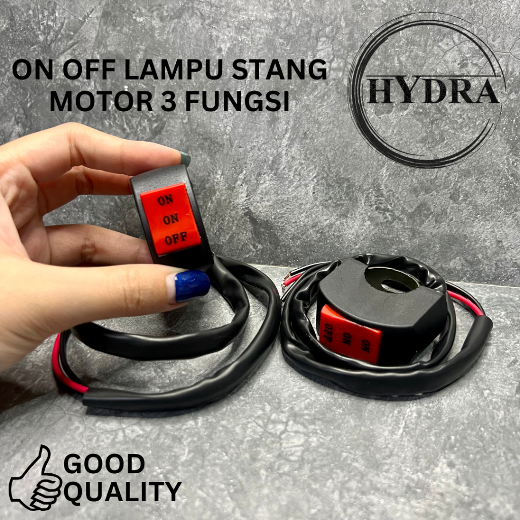 Jual Saklar Lampu Motor Stang Universal Fungsi On Off Stang Motor