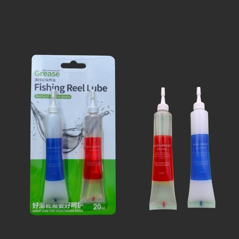 Jual GREASE FISHING REEL LUBE grease 20 ML + oil/gamuk 20ML | Shopee ...