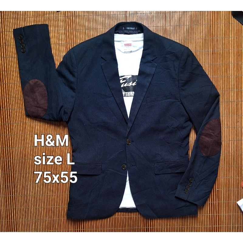 Jual Jas H M Blazer Pria 2 Kancing Shopee Indonesia