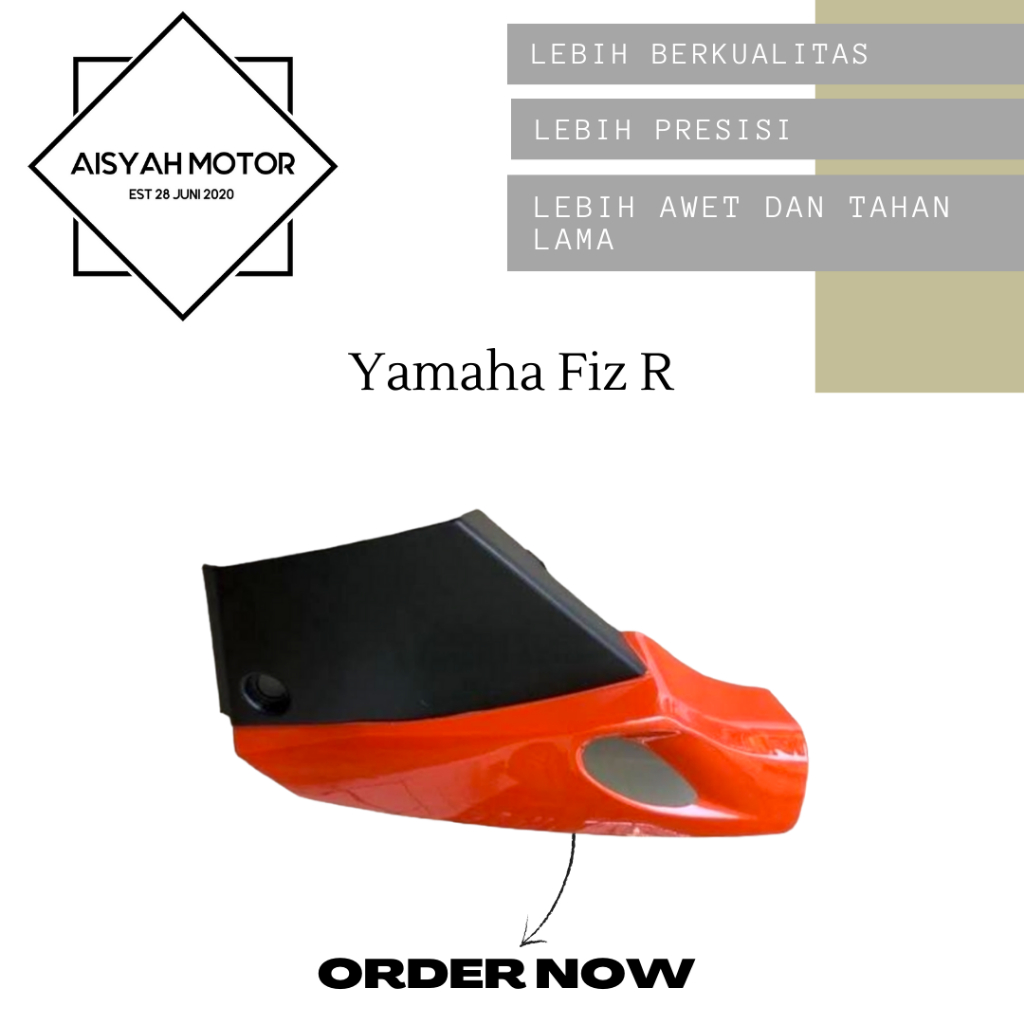Jual Box Aki Yamaha Fiz R Warna Oren | Shopee Indonesia