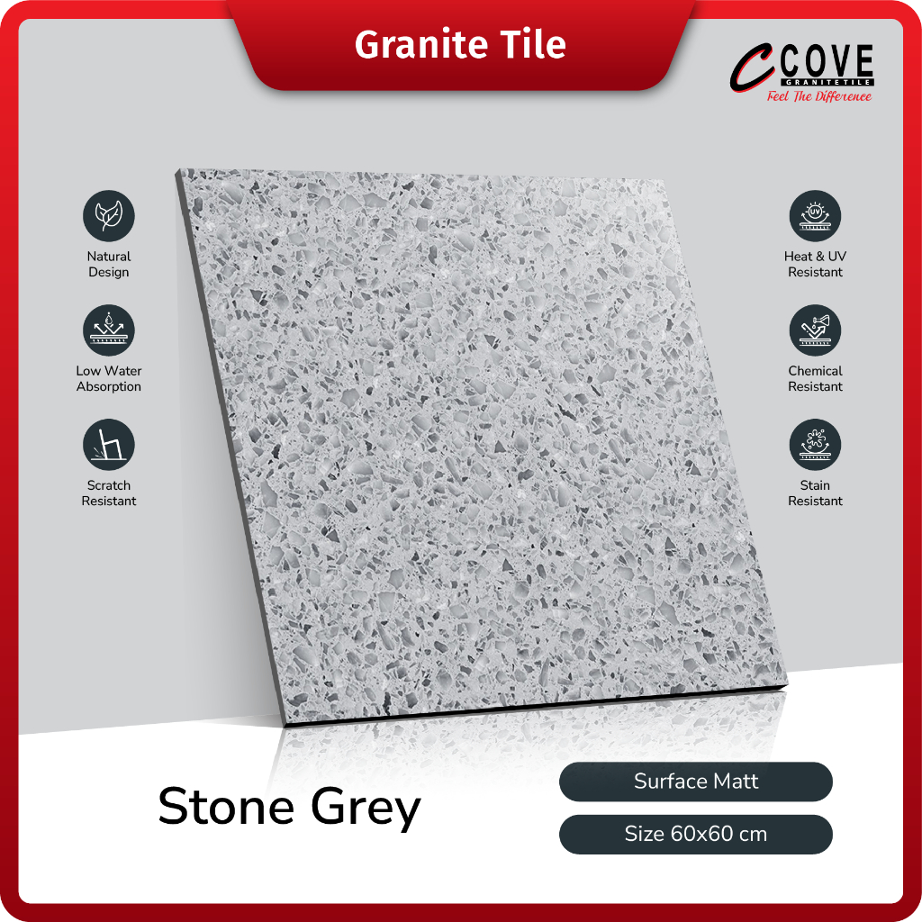 Jual Cove Granite Tile Stone Grey 60x60 Granit Lantai Outdoor Kamar ...