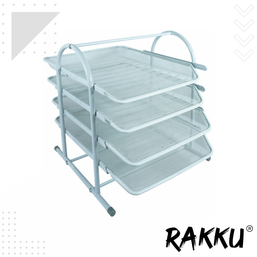 Jual RAKKU HOLMON - Rak Dokumen 4 layer | Document Rack | Shopee Indonesia
