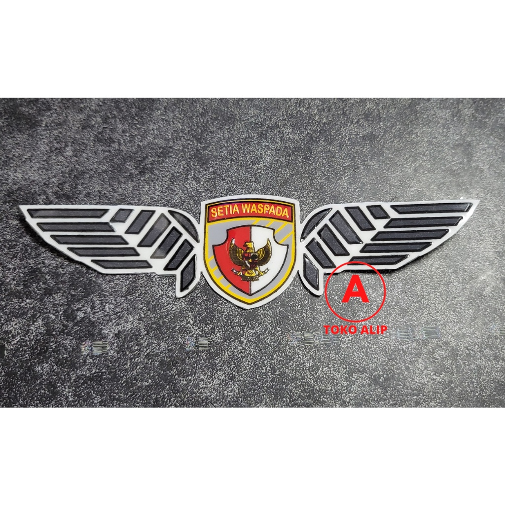 Jual Stiker Setia Waspada-Stiker wing-Stiker | Shopee Indonesia