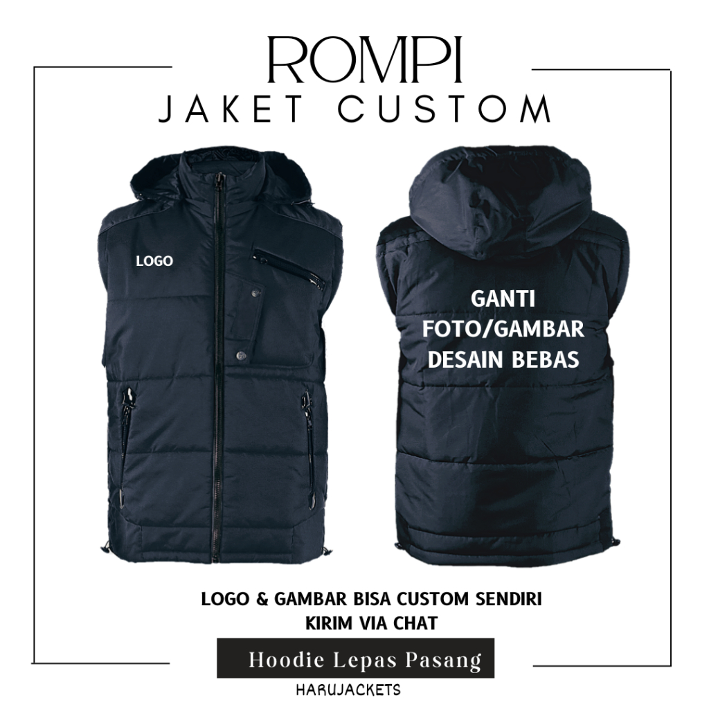 Jual Rompi Custom Full Throttle Motrcycle Club Wp Parasut - Rompi Pria ...