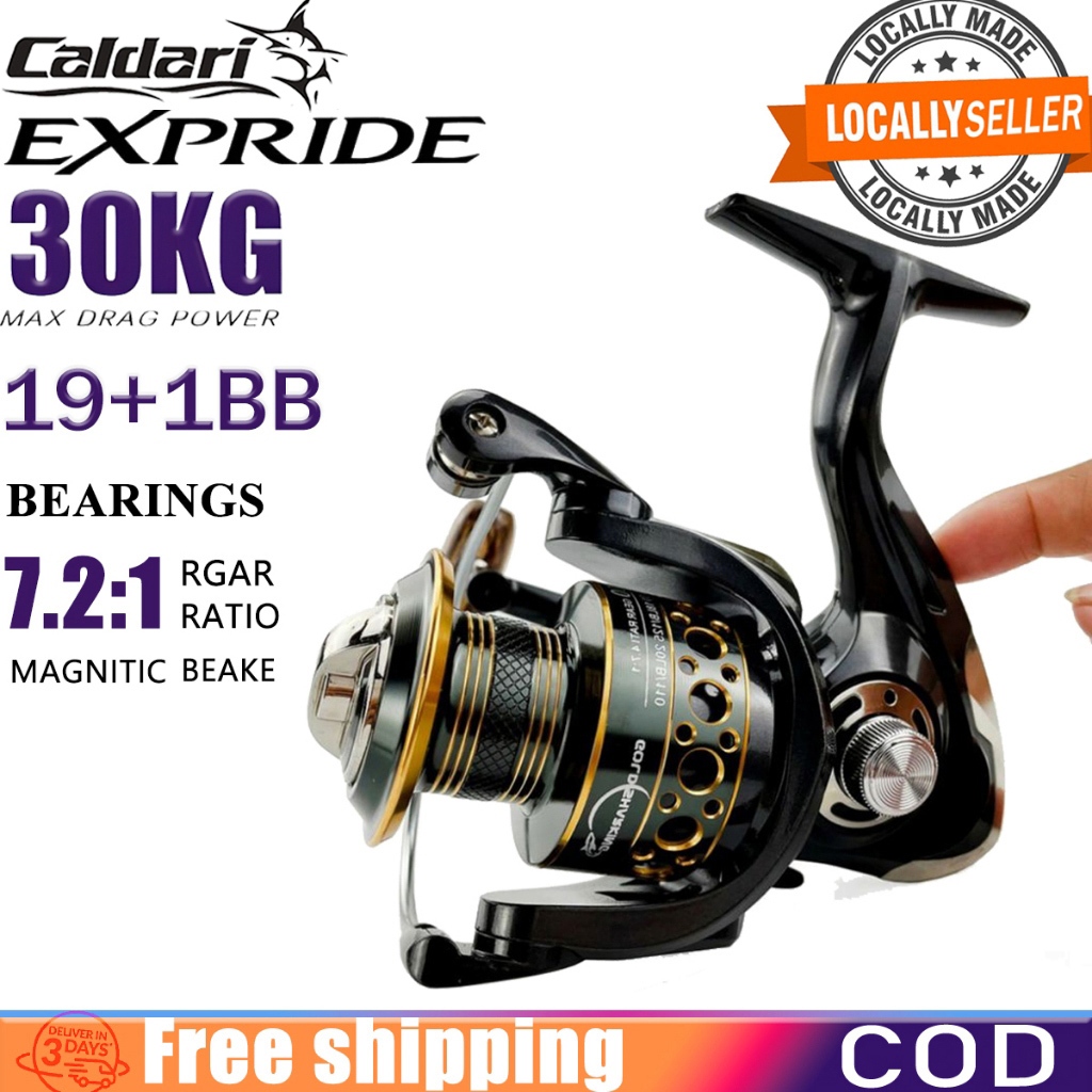 Jual Reel Pancing Spinning 7.21 Gear Ratio high speed Reel Fishing