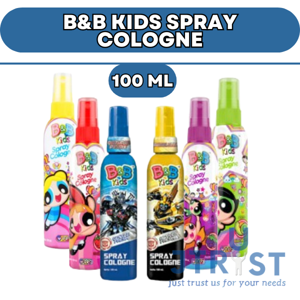 Jual B&B Kids Spray Cologne Parfum Anak Kemasan Botol Spray 100ml ...