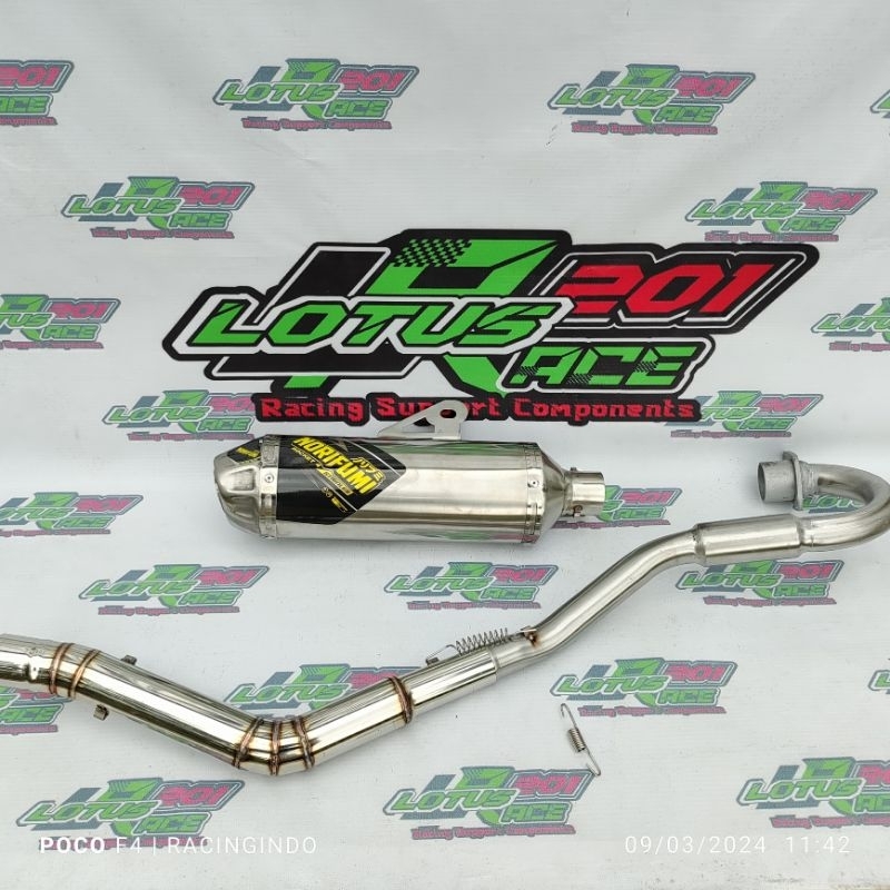 Jual Racing Exhaust crf 150l,crf230,xr200,xr 150 muffler pipe klx 150s