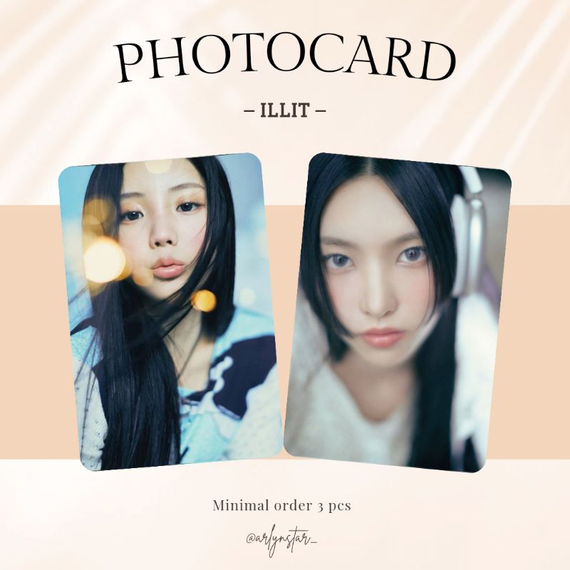 Jual PHOTOCARD || ILLIT || "SUPER REAL ME" IROHA MOKA YUNAH WONHEE ...