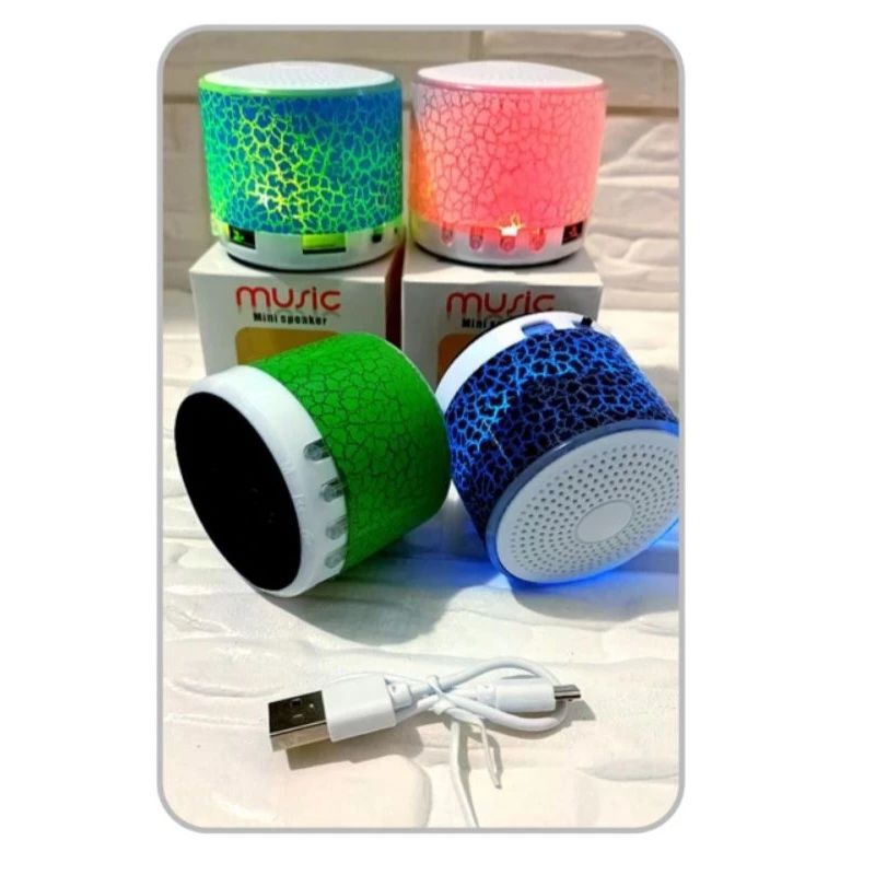 Jual Speaker Mini Bluetooth Portabel Retak Lampu Led Music BoxSpeaker ...