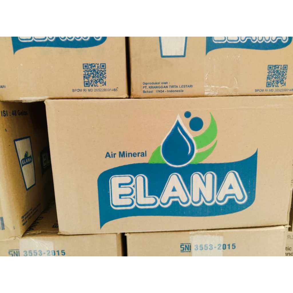 Jual Elana Air Mineral Gelas 200ml - DUS | Shopee Indonesia