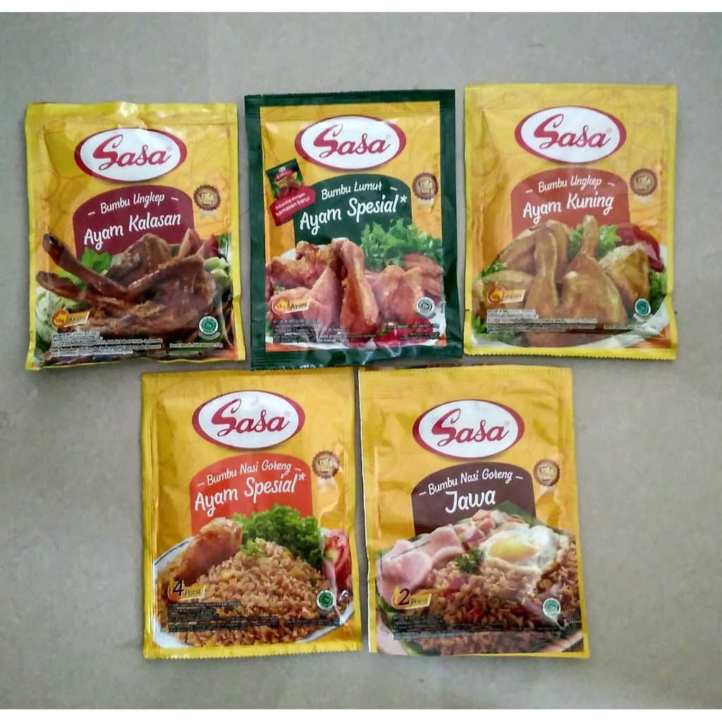 Jual TOMOTOSTORE SASA Bumbu Masakan Instant Nasi Goreng | Bumbu Ayam ...