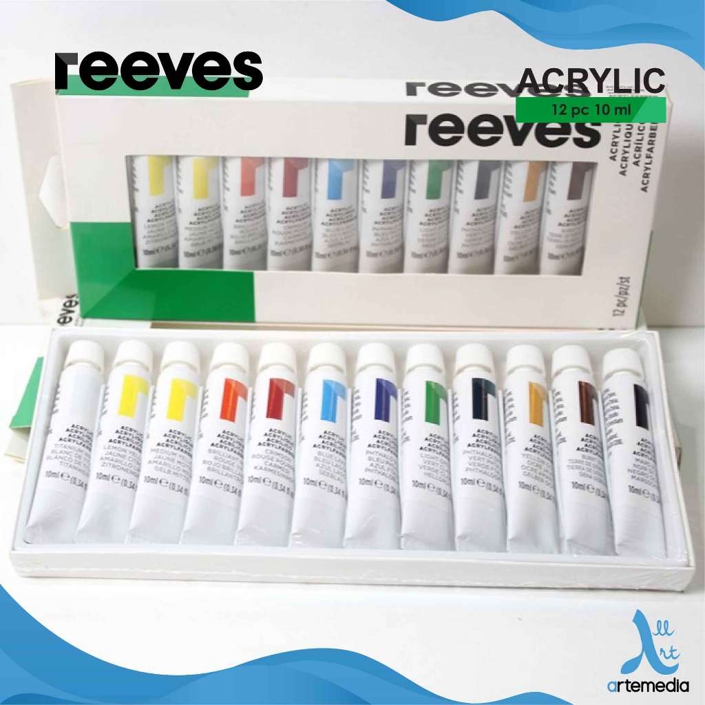 Jual Reeves Acrylic Paint Tube Set | Shopee Indonesia