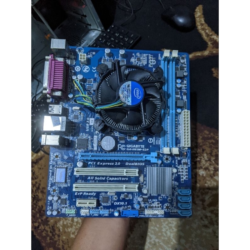 Jual Motherboard Gigabyte H61 Processor Seri G MINUS RESTART Shopee