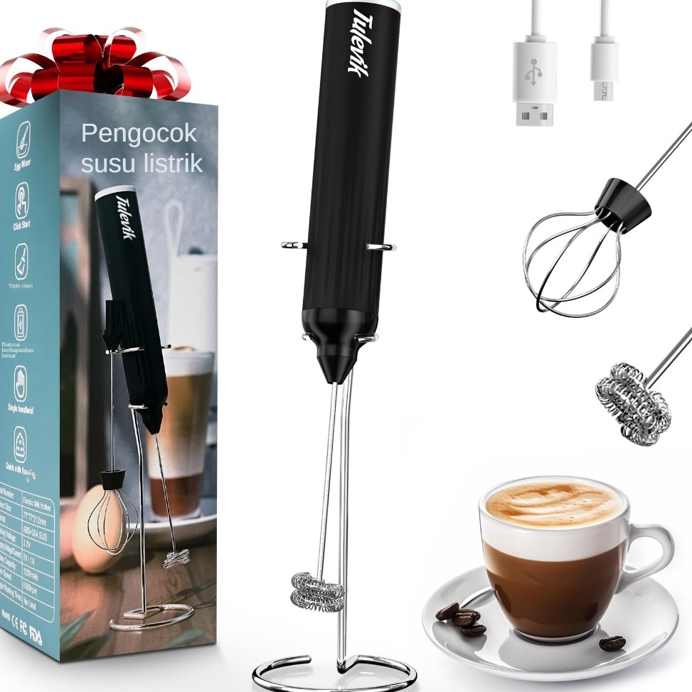 Jual Mini Hand Further Mixer Pembuih Susu Pengocok Telur Handheld Blender Milk Frother Electric