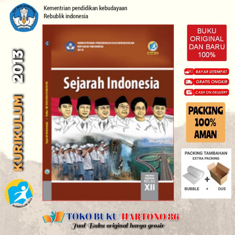 Jual Buku Paket Siswa Sejarah Indonesia Untuk SMA/MA/SMK/MAK Kelas 12 ...