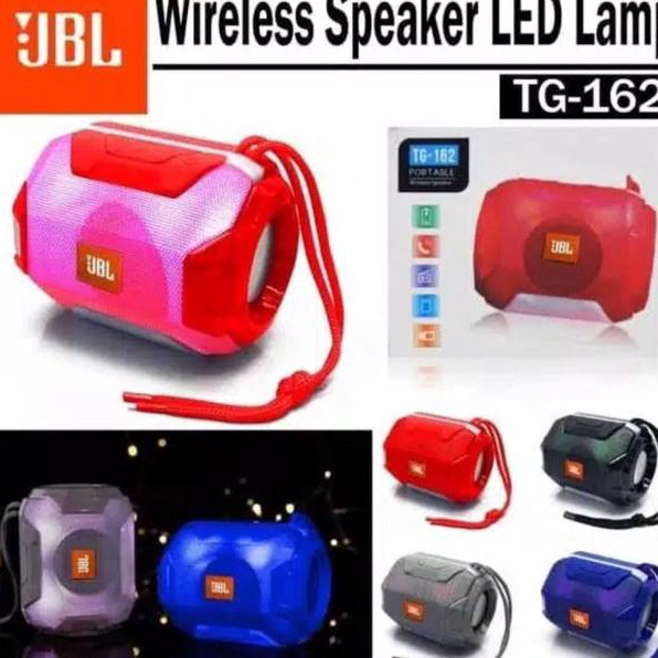 Jual BTN SPEAKER JBL TG 162 BLUETOOTH WIRELESS PORTABLE LAMPU LED EXTRA