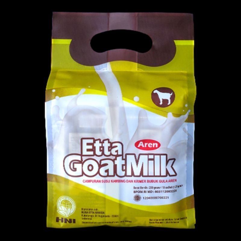 Jual Etta Goat Milk Aren - EGM Aren isi 10sachet @25gr | Shopee Indonesia