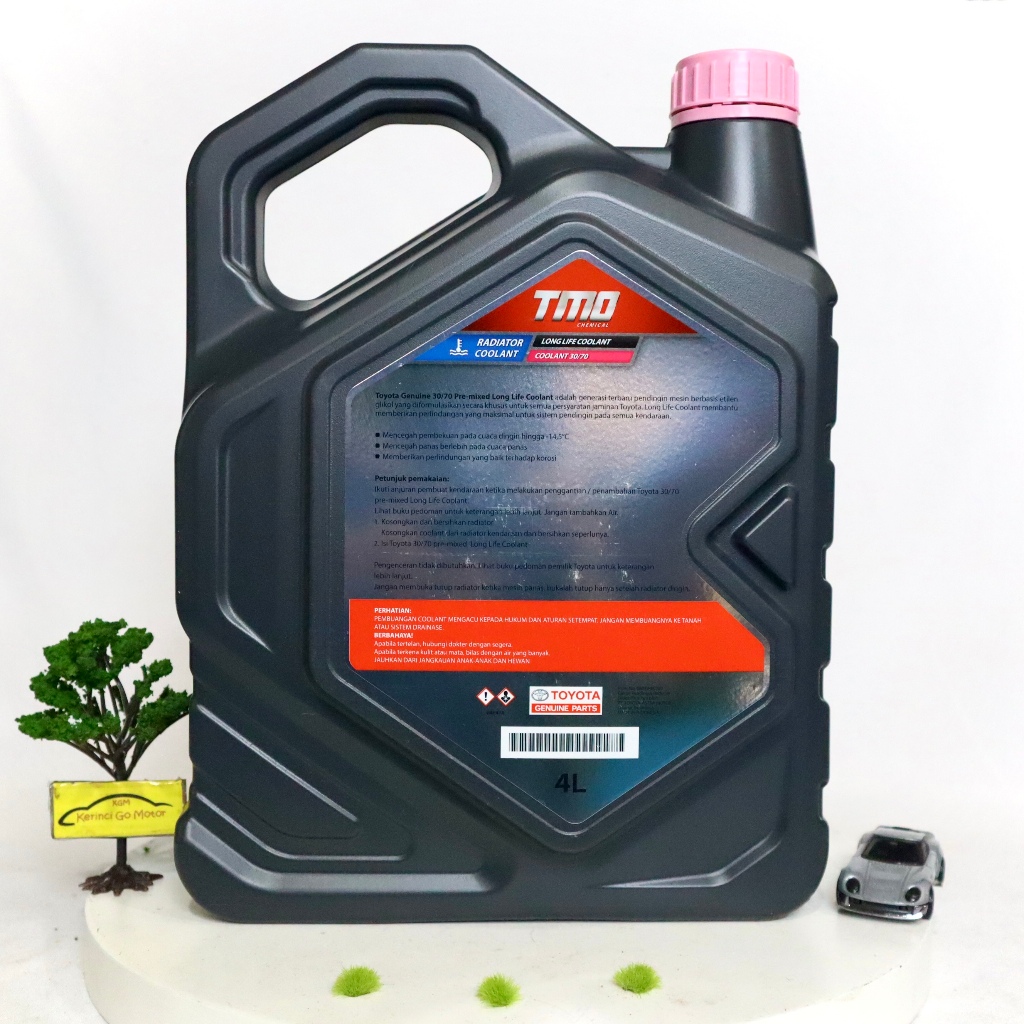 Jual TMO Air Radiator Coolant 30/70 Pink 4 Liter Cairan Pendingin Mobil ...