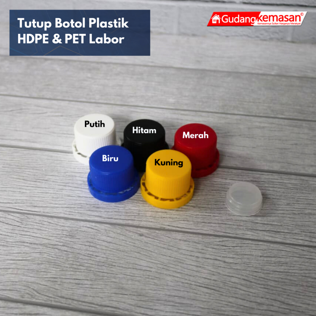 Jual BOTOL PLASTIK HDPE LABOR HITAM 1LITER 1000ML TUTUP WARNA WARNI ...