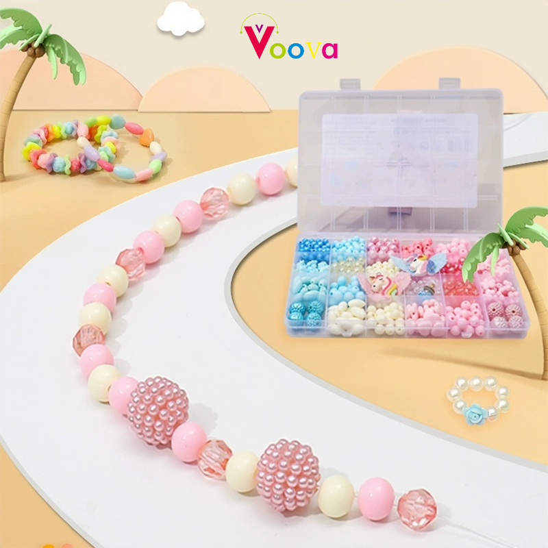 Jual VOOVA Beaded Diy / Meronce Manik-Manik 3D Diy/Mainan Edukasi ...