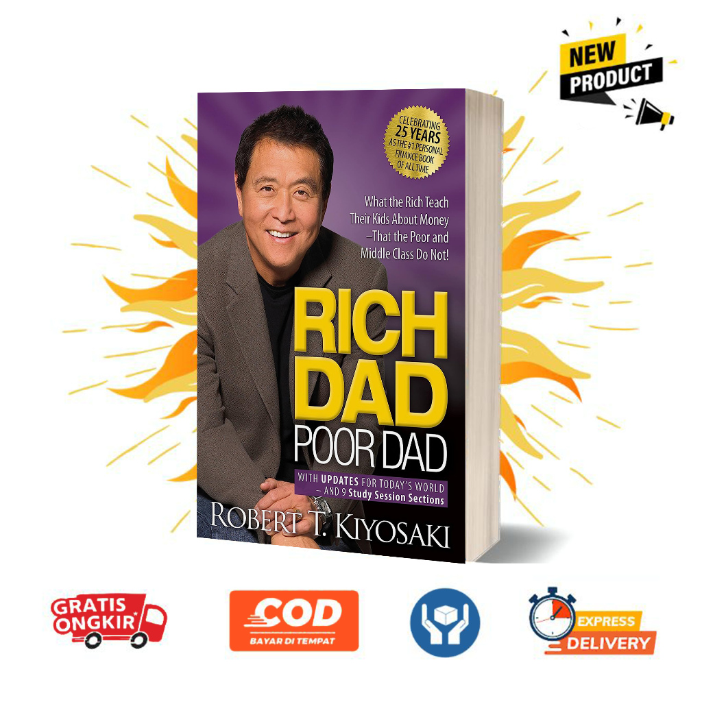 Jual Rich Dad Poor Dad By Robert T Kiyosaki English Shopee Indonesia