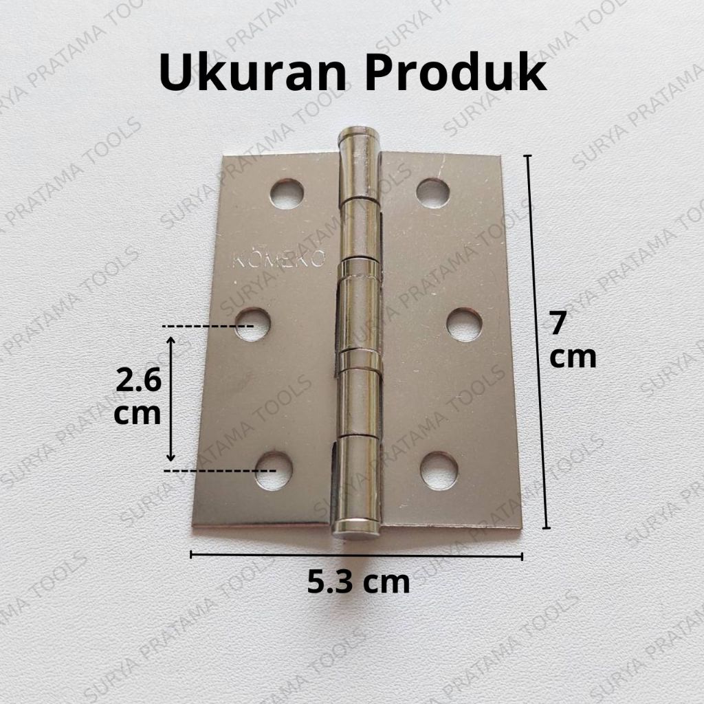 Jual Engsel Pintu Plat 3 Inch Pintu Pagar Jendela 3