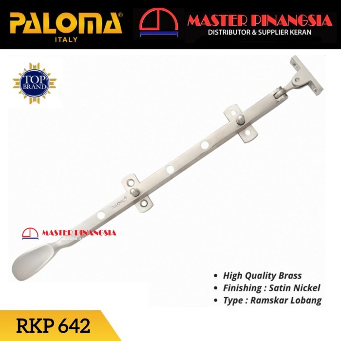 Jual PALOMA RKP 642 BRASS RAMSKAR LUBANG LAMSKAR PENAHAN JENDELA SN ...