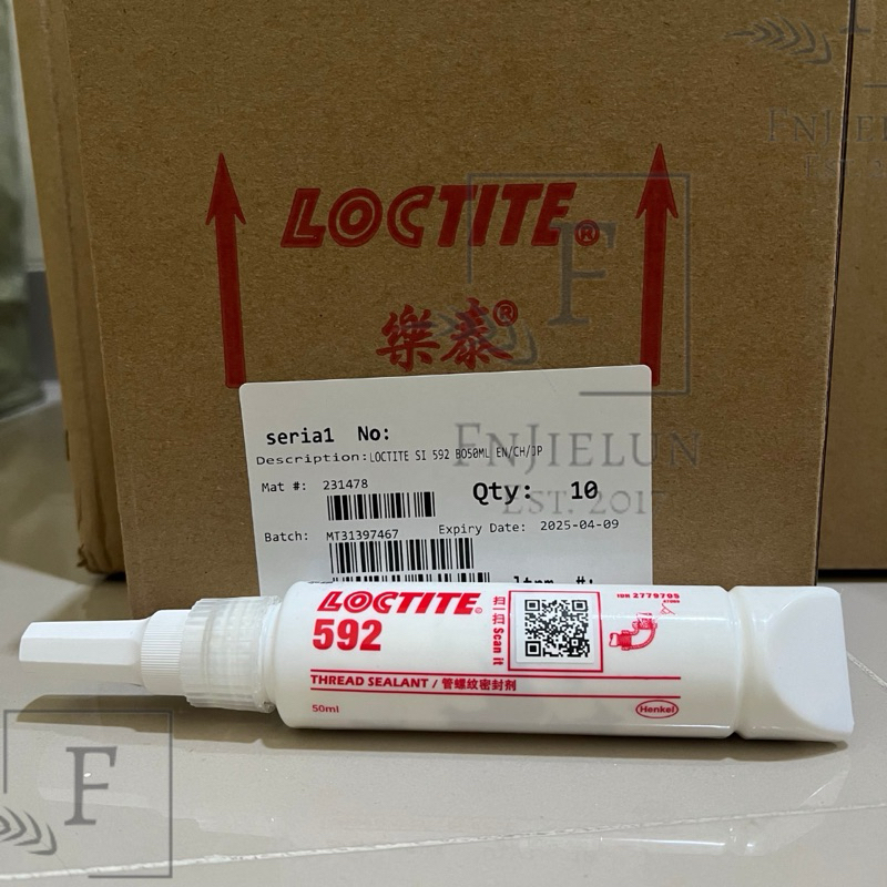 Jual Lem pipa Loctite 592 Thread Sealant with PTFE 50ml | Shopee Indonesia