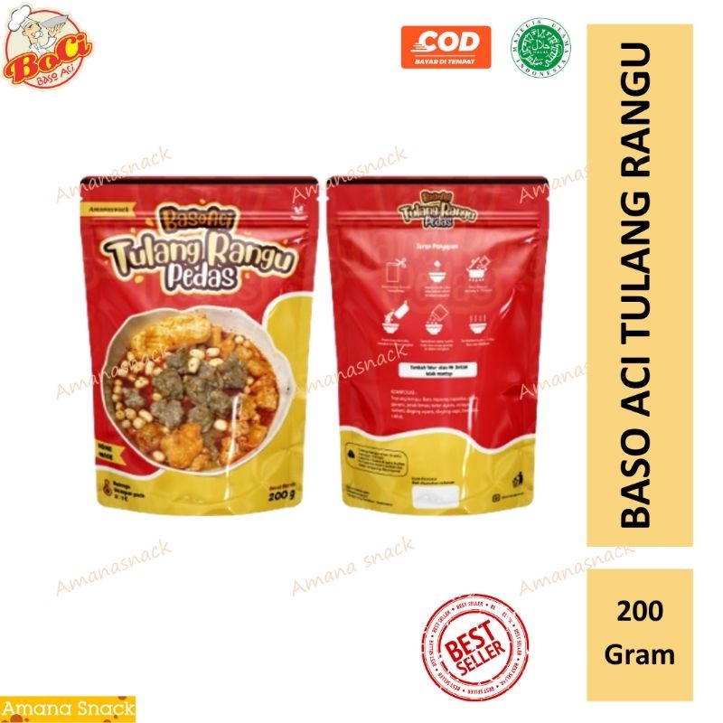 Jual Baso Tulang rangu original bakso aci geprek original asli garut ...