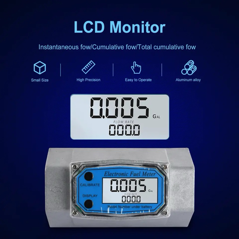 Jual Turbine Flow Meter 3 Inch Digital Water 3 Inci Fuel Solar NPT WG1 ...