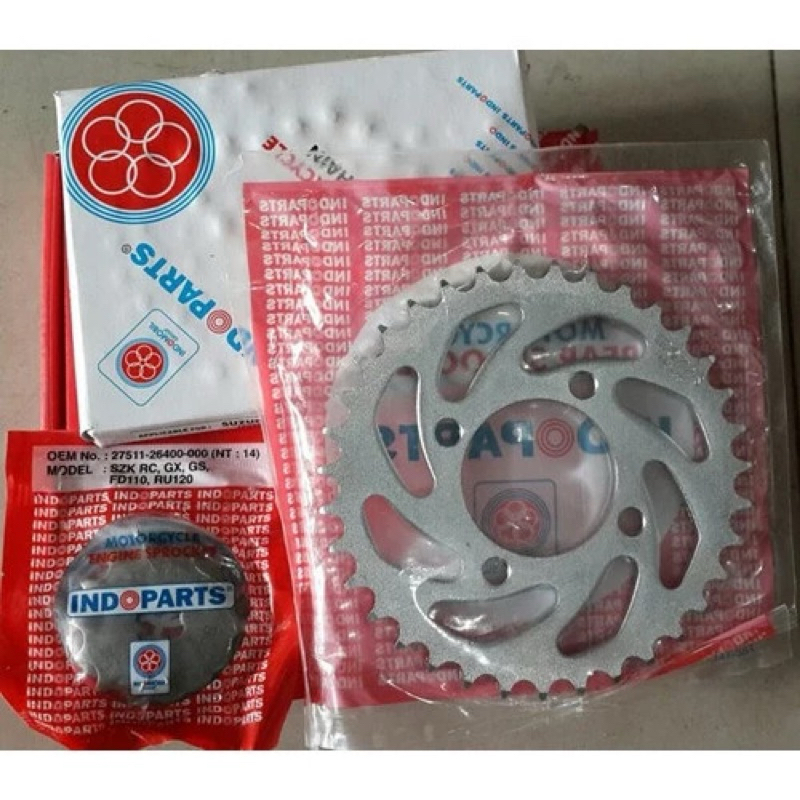 Jual Gear Set Indoparts Suzuki Smash & Shogun (S144028110SMA) Gir Set Smash & Shogun Ori