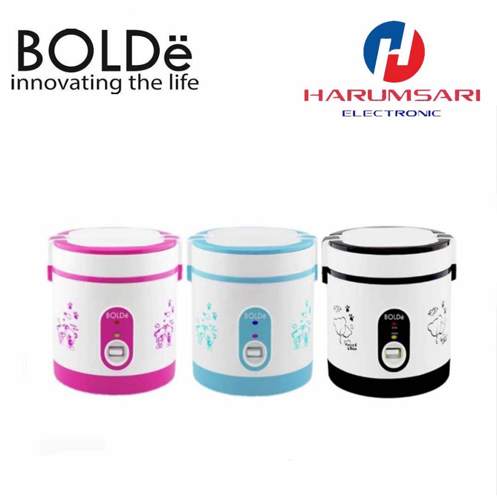 Jual BOLDE Rice Cooker/Magic Com/Penanak Nasi Anti Lengket Mini Super